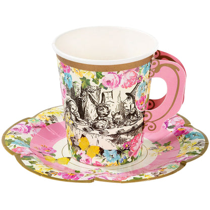 Truly Alice Whimsical Cup & Saucers