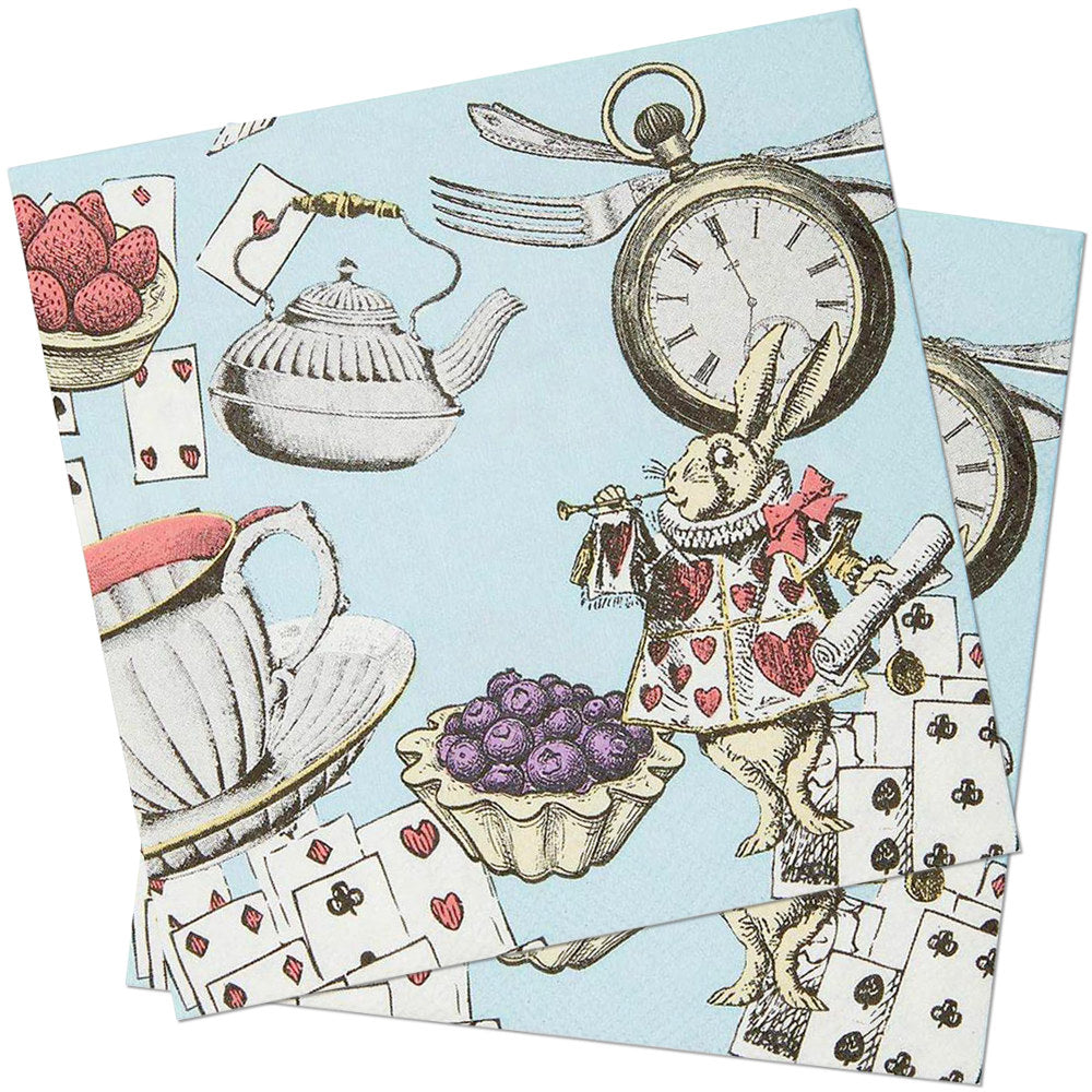 Truly Alice Blue Cocktail Napkins