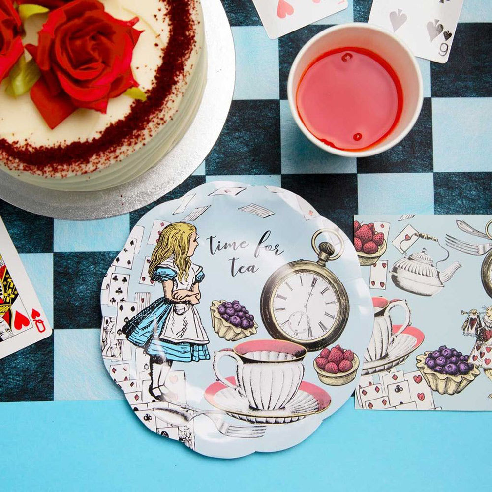 Truly Alice Blue Paper Plates