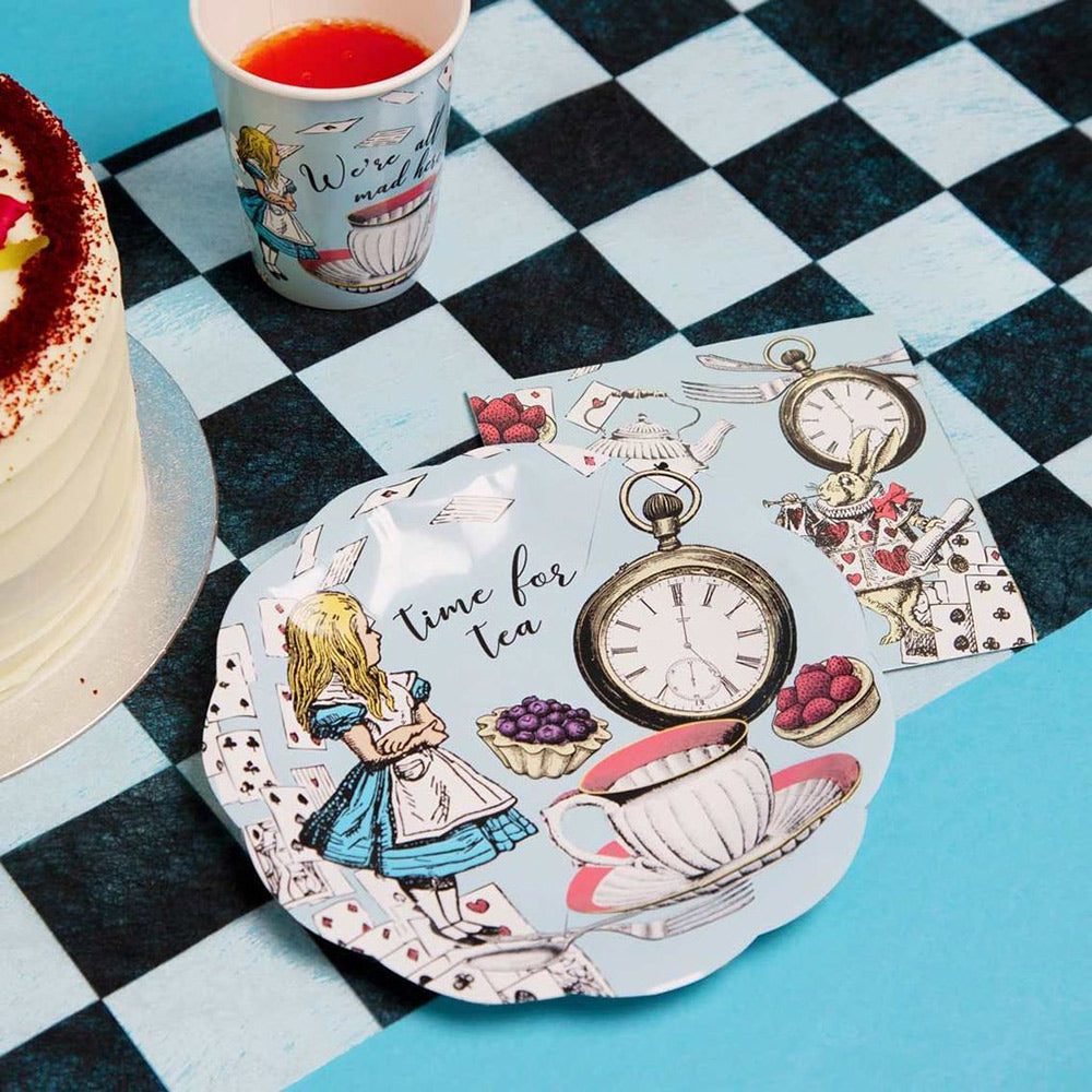 Truly Alice Blue Paper Plates