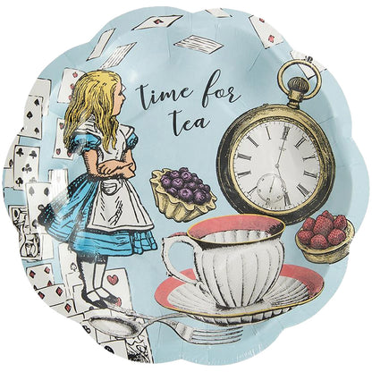 Truly Alice Blue Paper Plates
