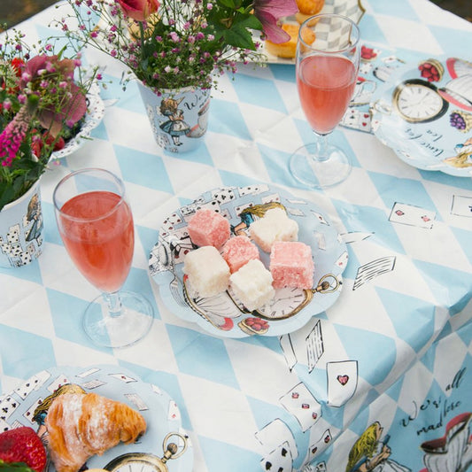 Truly Alice Paper Table Cover
