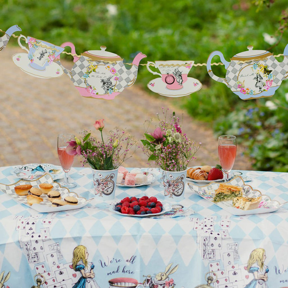 Truly Alice Paper Table Cover