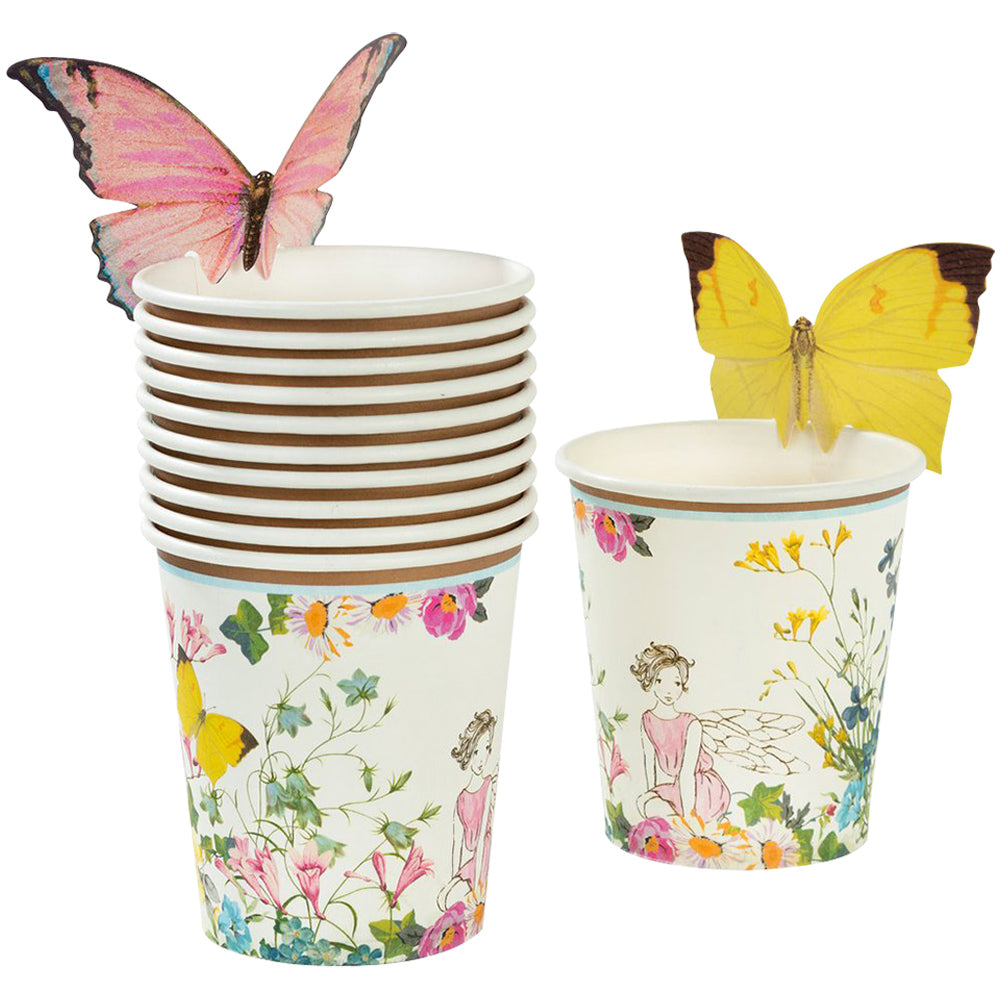 Truly Fairy Paper Cups with Butterfly Detail