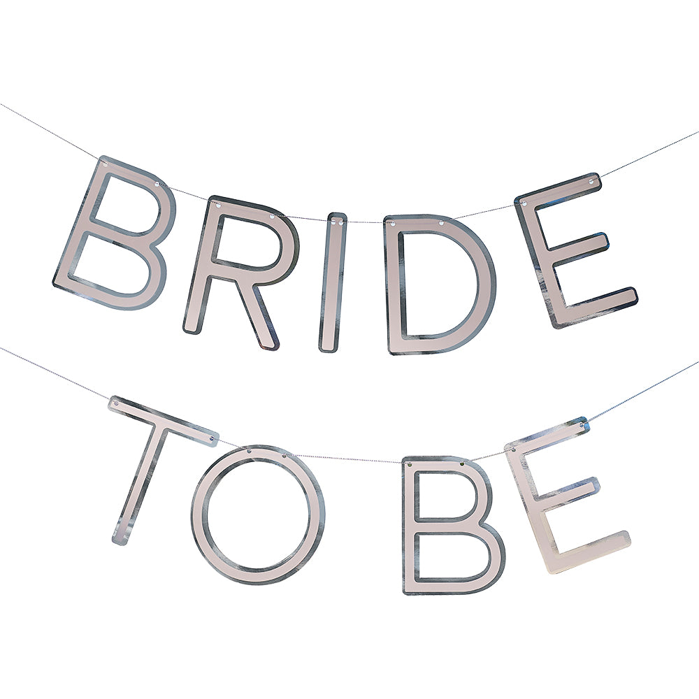 Silver Bride To Be Hen Party Bunting