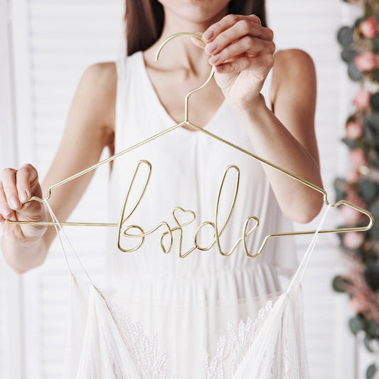 Gold Bride Metal Hanger