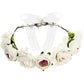 White Artificial Flower crown