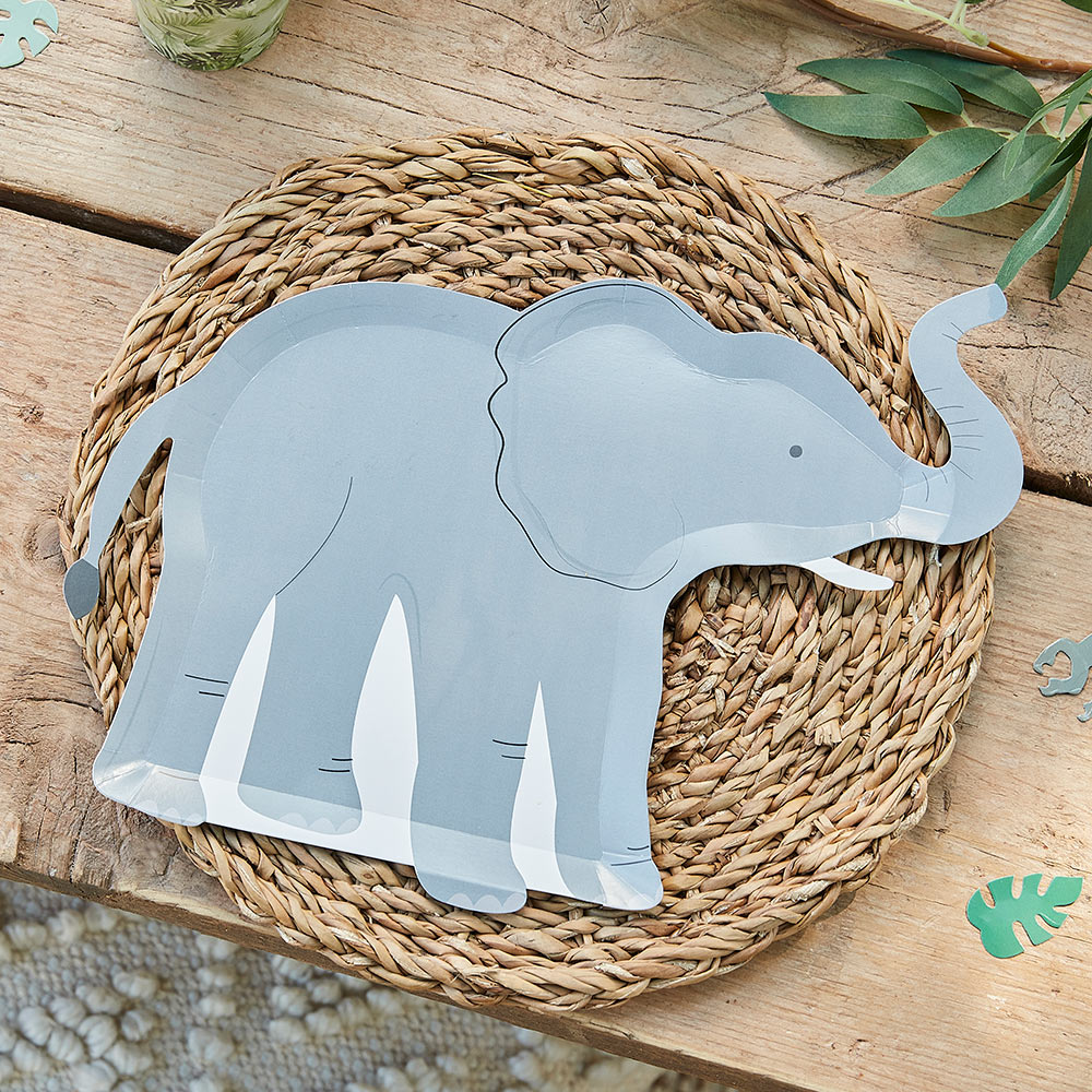 Elephant Paper Plates