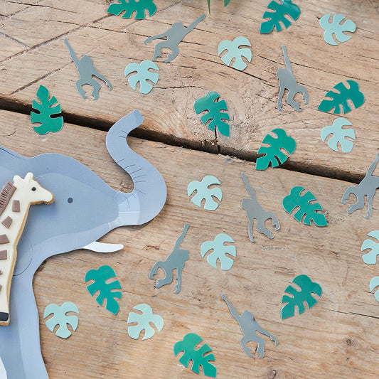 Leaf & Monkey Table Confetti