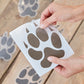 Animal Pawprint Floor Stickers