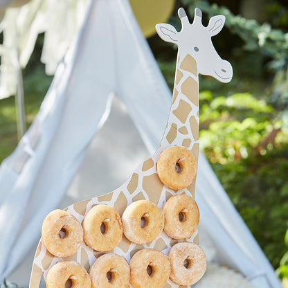 Giraffe Shaped Donut Stand