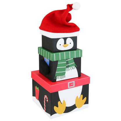 Personalised Christmas Stacking Boxes Gift Set