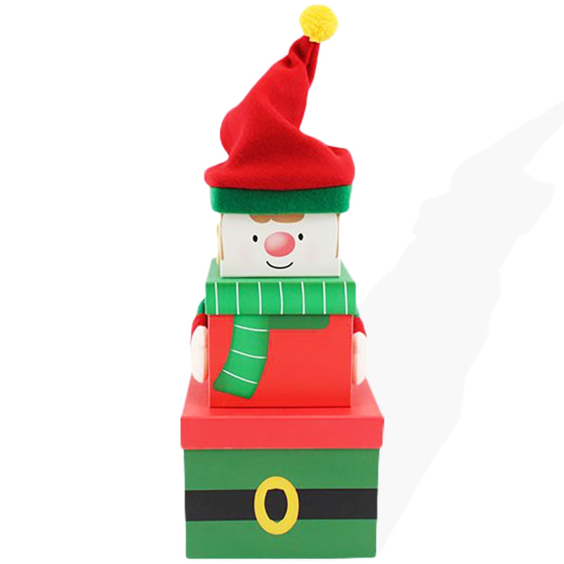 Personalised Christmas Stacking Boxes Gift Set
