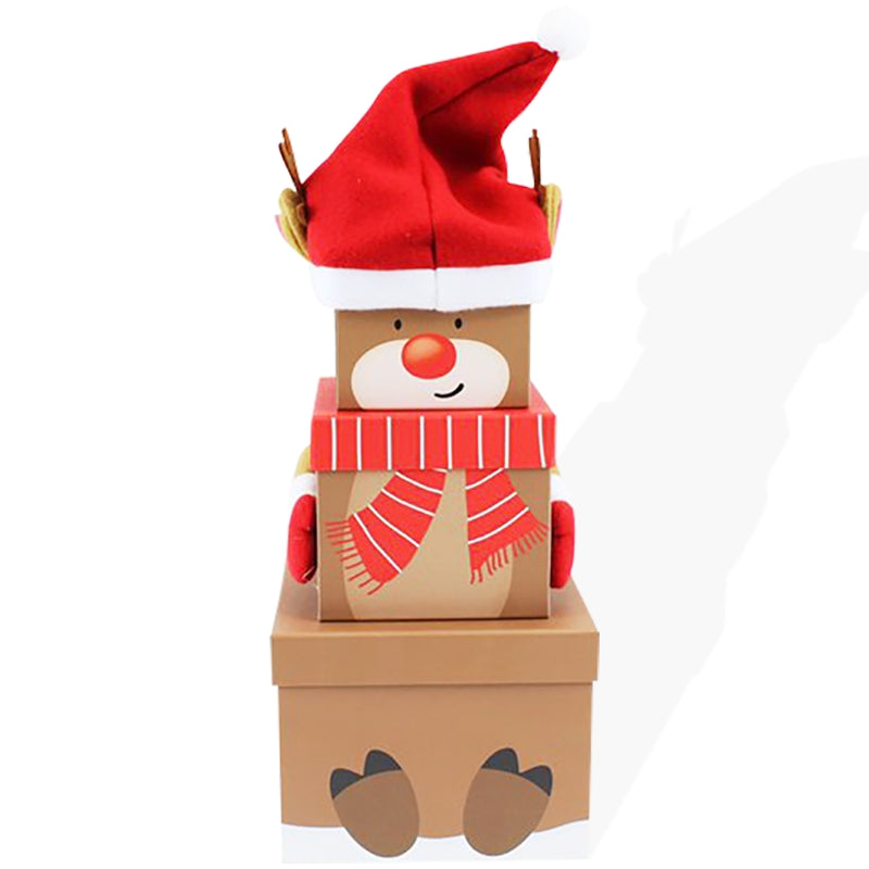 Personalised Christmas Stacking Boxes Gift Set