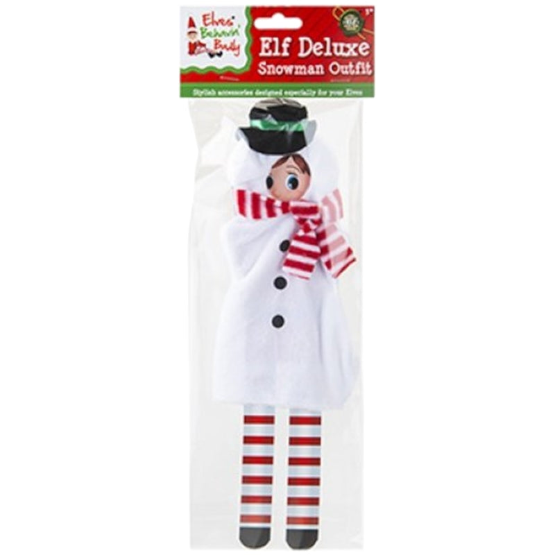 Naughty Elf Snowman Outfit