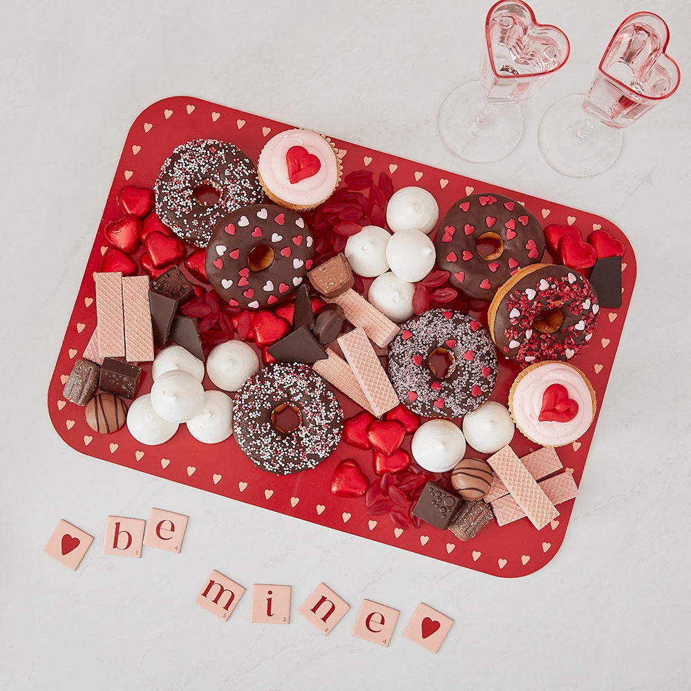 Heart Grazing Board with Letters