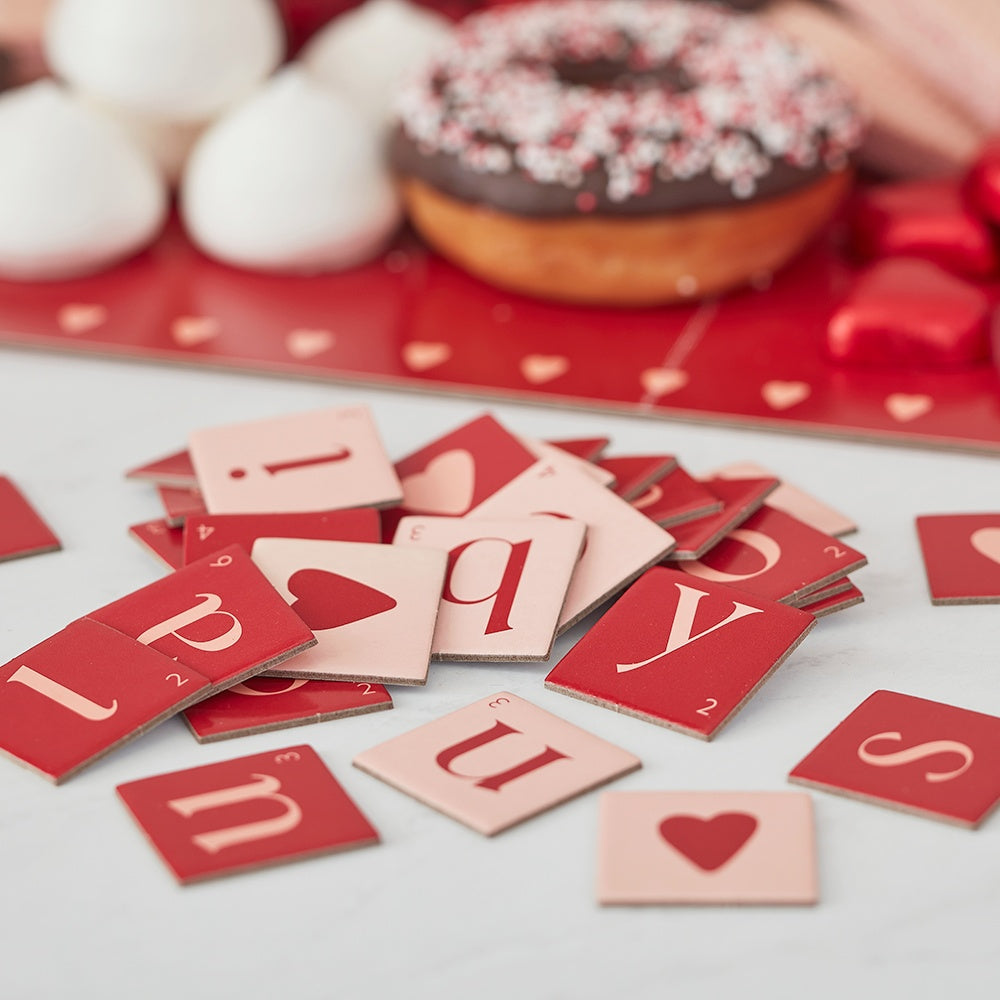 Heart Grazing Board with Letters
