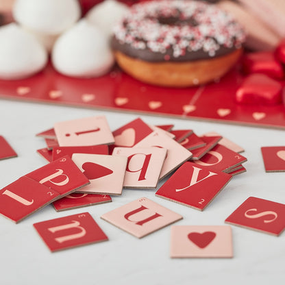 Heart Grazing Board with Letters