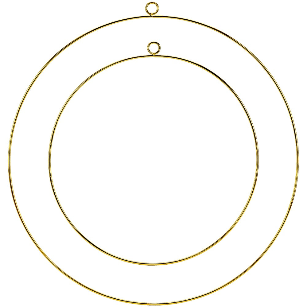 Metal Hanging Hoops Decorations