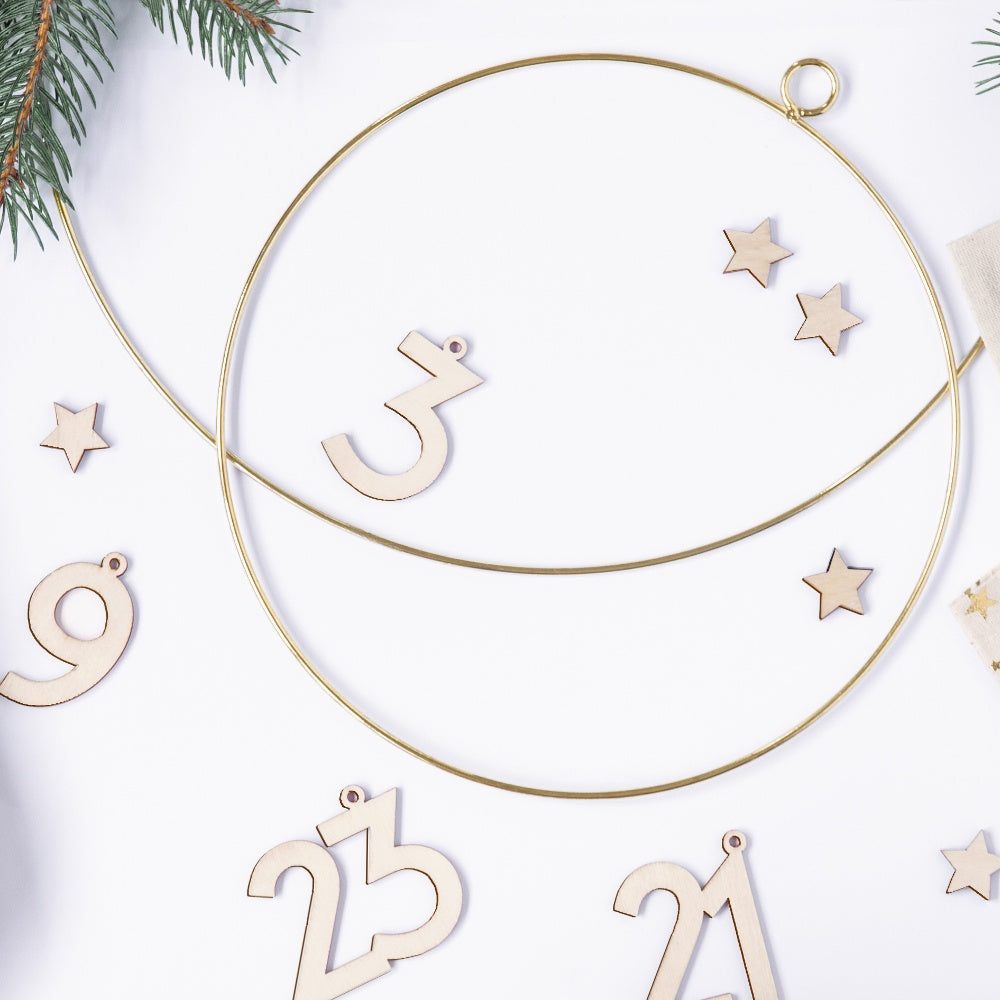 Metal Hanging Hoops Decorations