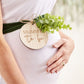 Wooden Mummy to Be Baby Shower Sash