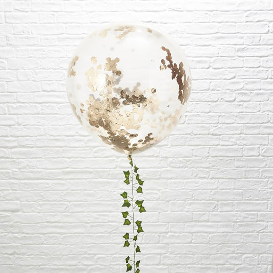 Large Rose Gold Confetti Balloons - Ginger Ray - Party Touches