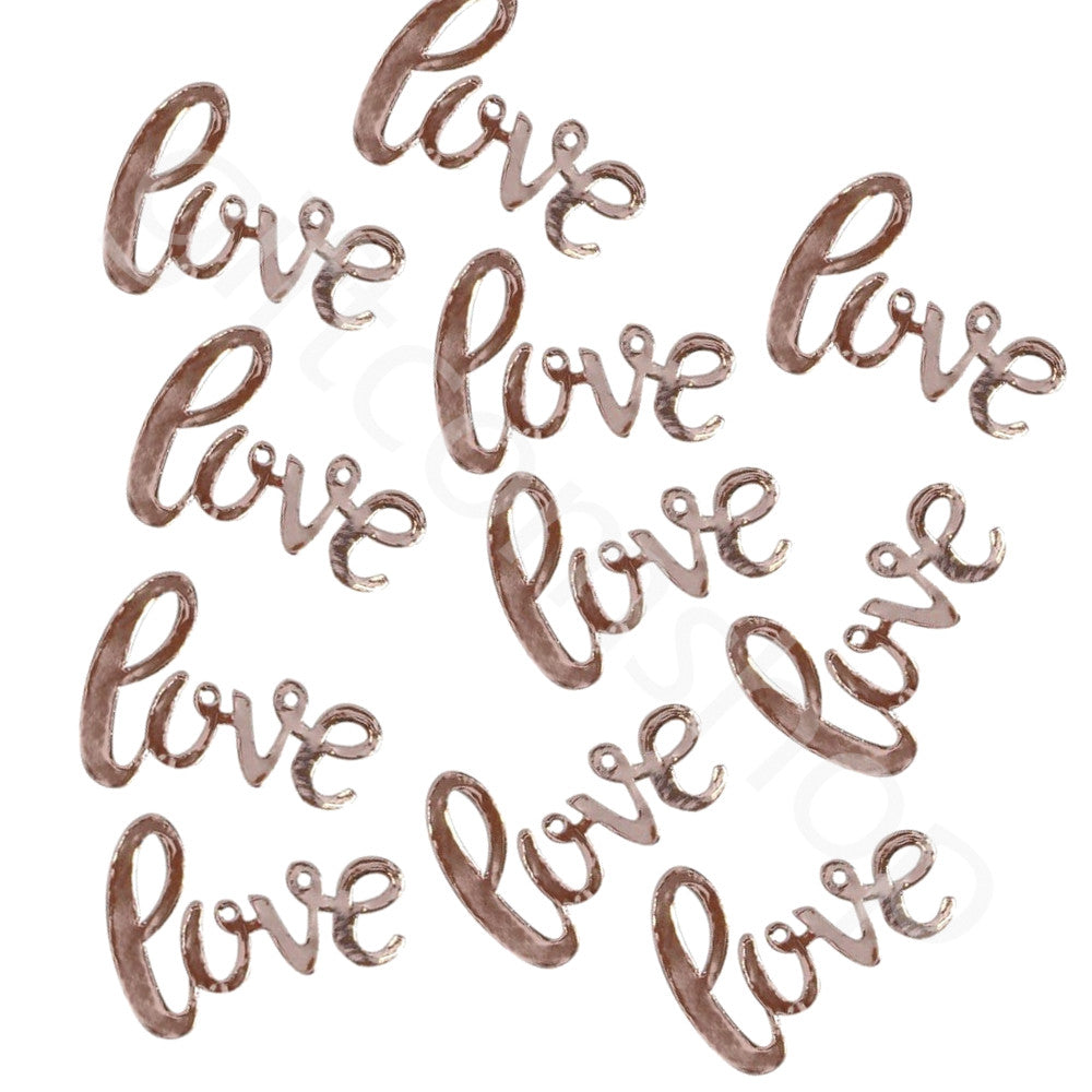 Rose Gold Foiled Love Confetti - Ginger Ray - Party Touches