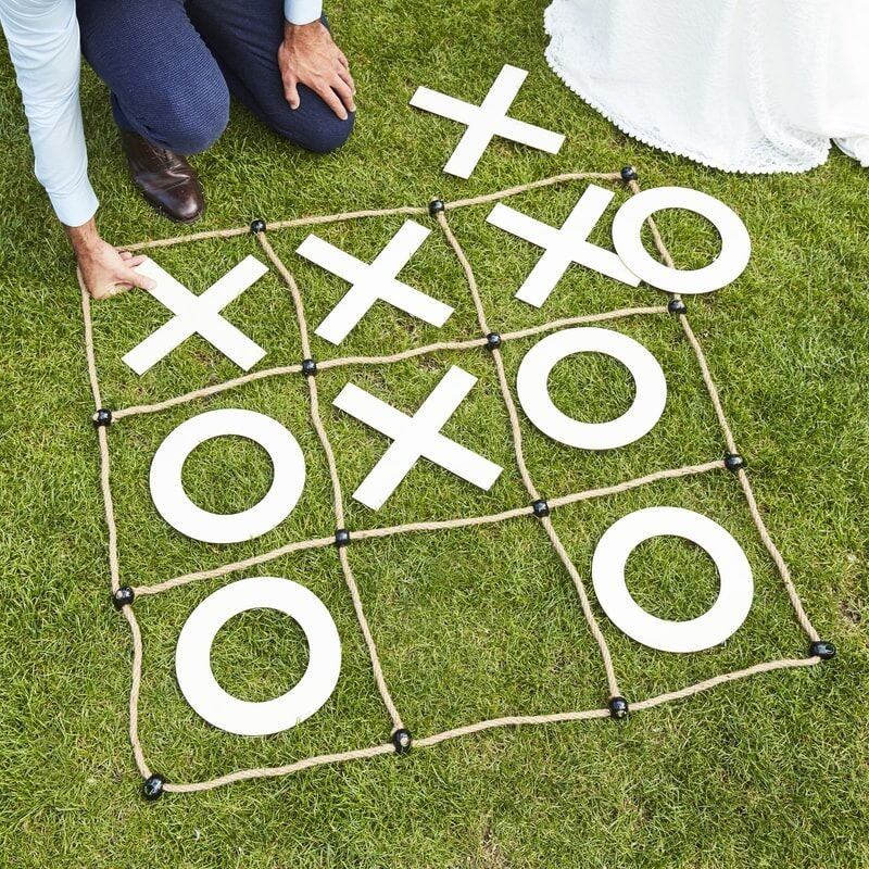 Wedding Garden Games Outdoor Noughts & Crosses