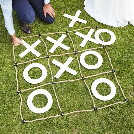 Wedding Garden Games Outdoor Noughts & Crosses - Ginger Ray - Party Touches