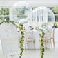 Orb Balloons With Vine Foliage