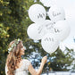 White Wedding Balloons Bundle