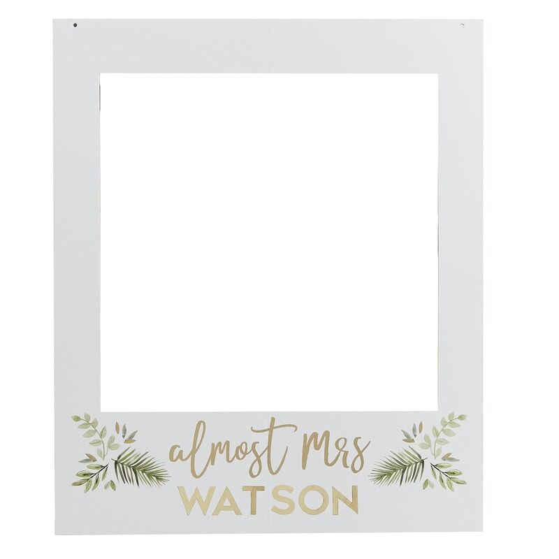 Personalised Botanical Hen Party Photo Frame - Ginger Ray - Party Touches