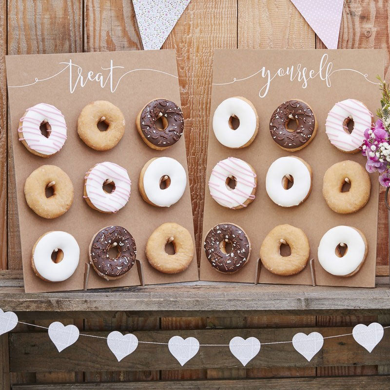 Brown Donut Wall Cake Alternative