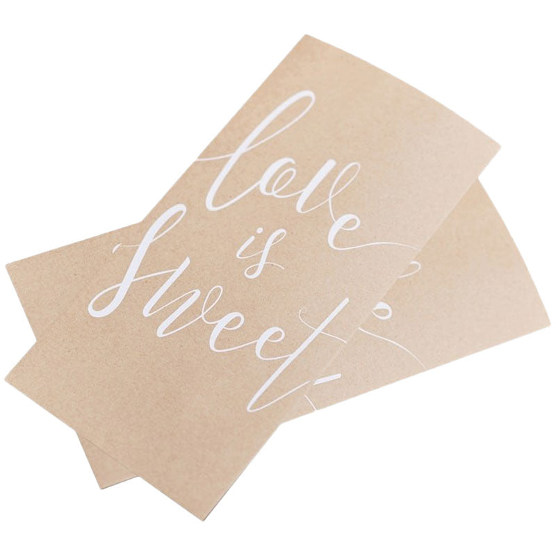 Love Is Sweet Treat Bags - Ginger Ray - Party Touches
