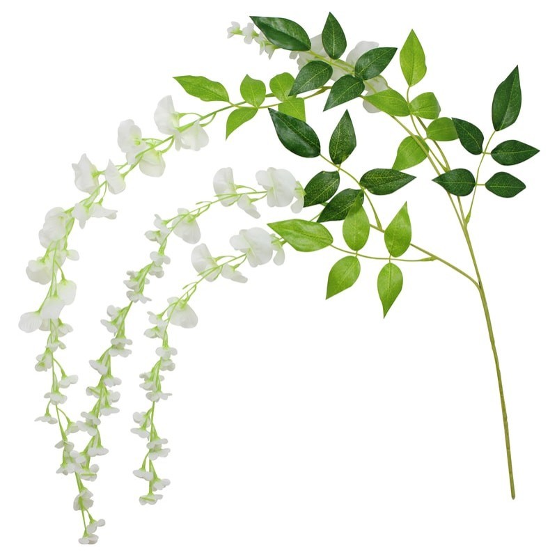 White Artificial Wisteria - Ginger Ray - Party Touches