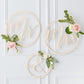 Mr & Mrs Wooden Hoops Decoration