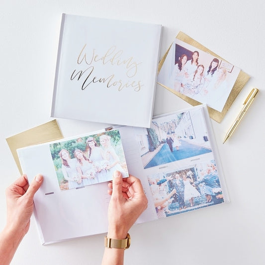 Wedding Gold Foil Photo Album - Ginger Ray - Party Touches