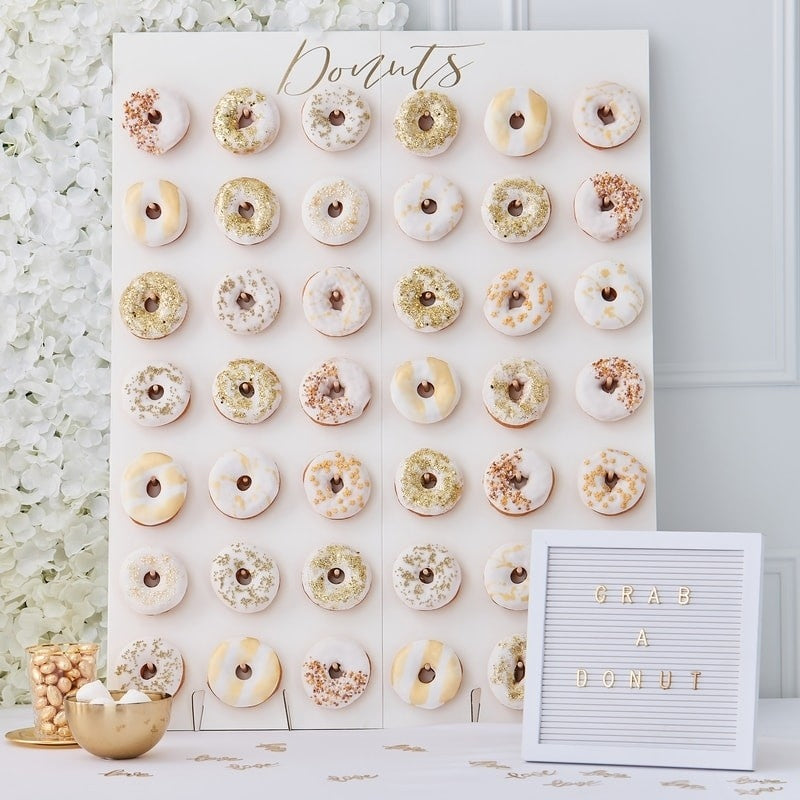 Large Wooden Donut Wall Stand - Ginger Ray - Party Touches