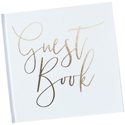 Gold Foiled Wedding Guest Book - Ginger Ray - Party Touches
