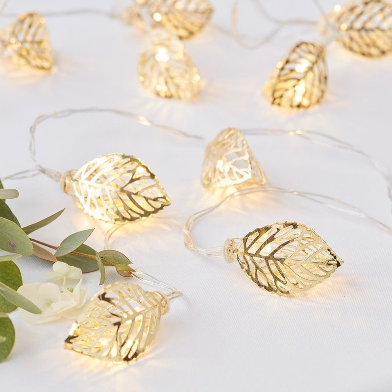 Gold Vine String Lights - Ginger Ray - Party Touches