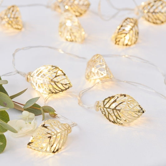 Gold Vine String Lights - Ginger Ray - Party Touches