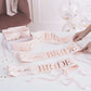 Pink and Rose Gold Team Bride Hen Party Sash