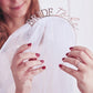 Metal Bride to Be Hen Party Veil Headband