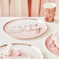Rose Gold Ombre Happy Birthday Plates