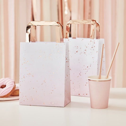 Pink Ombre Watercolour Rose Gold Party Bags - Ginger Ray - Party Touches