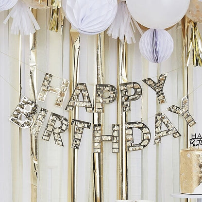 Champagne Noir Milestone Birthday Party Supplies