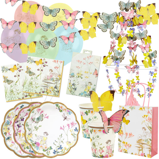 Truly Fairy Theme Birthday Party Decorations & Tableware