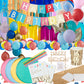 Mix it Up Brights Rainbow Birthday Decorations & Tableware