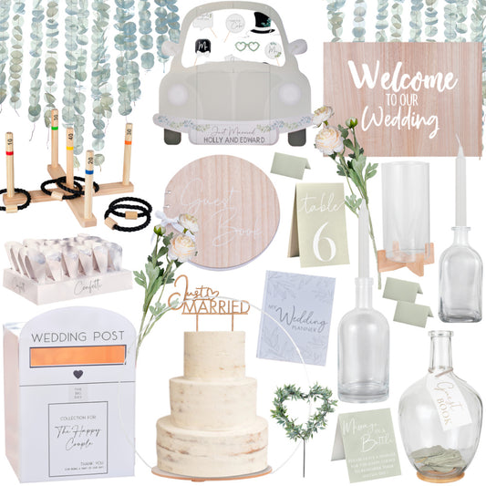 Sage Wedding Decorations and Party Supplies