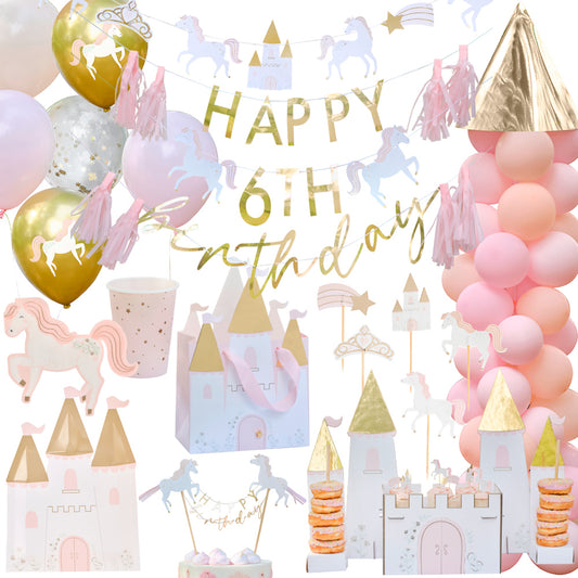 Princess Party Girls Birthday Decorations & Tableware
